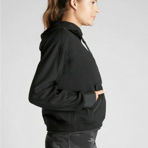 Athleta Recover Hoodie in Black - Picture 4 of 12